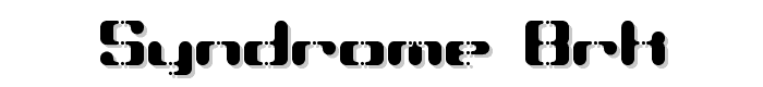 Syndrome BRK font